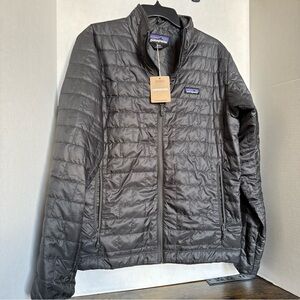 Patagonia  Men’s Nano Puff Jacket Size Medium NWT Forge Grey FIRM